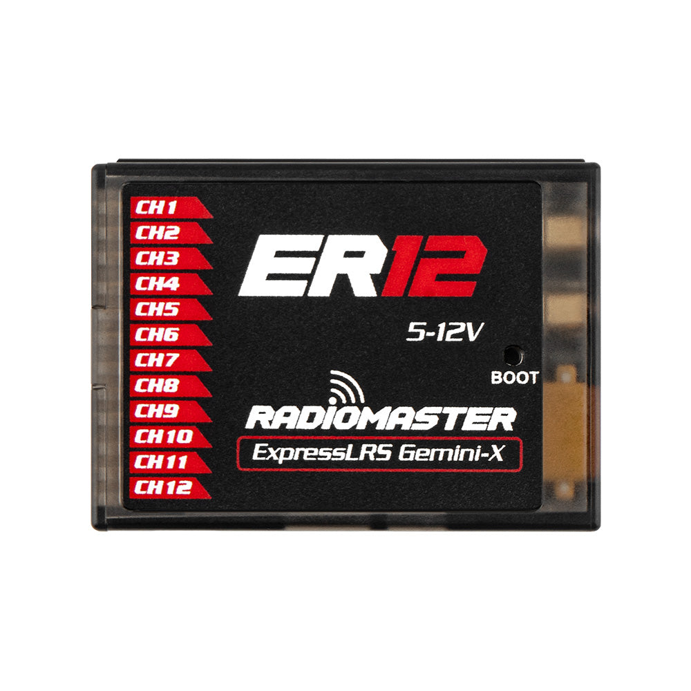 ER12 PWM - Dual-Band GEMINI and GEMINI-X Receiver – RadioMaster RC