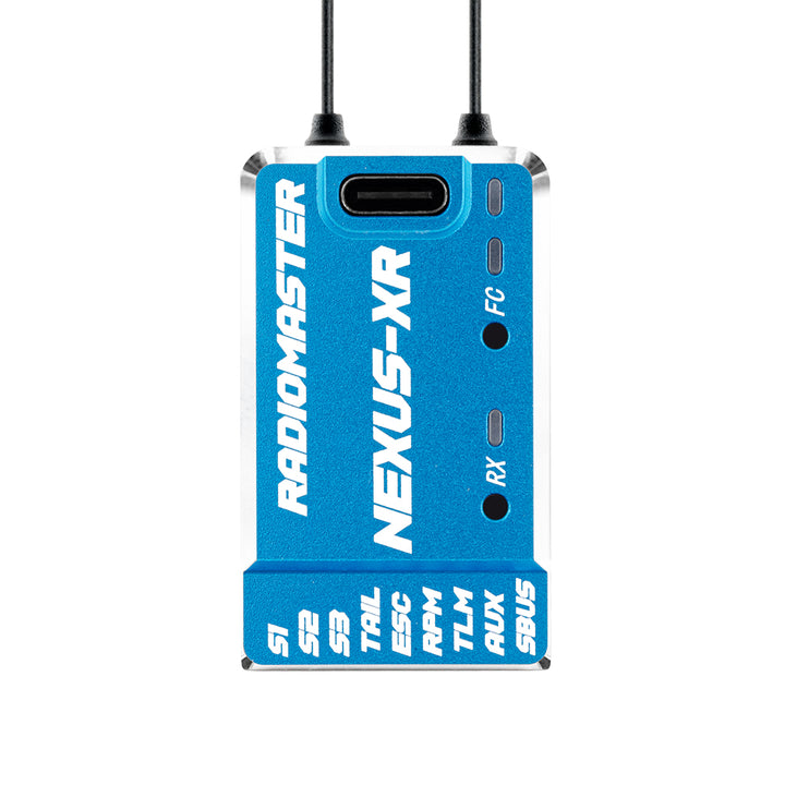RADIO MASTER NEXUS-XR ブルー NEXUS-XR Control System Integrated 2.4GHz ExpressLRS Receiver