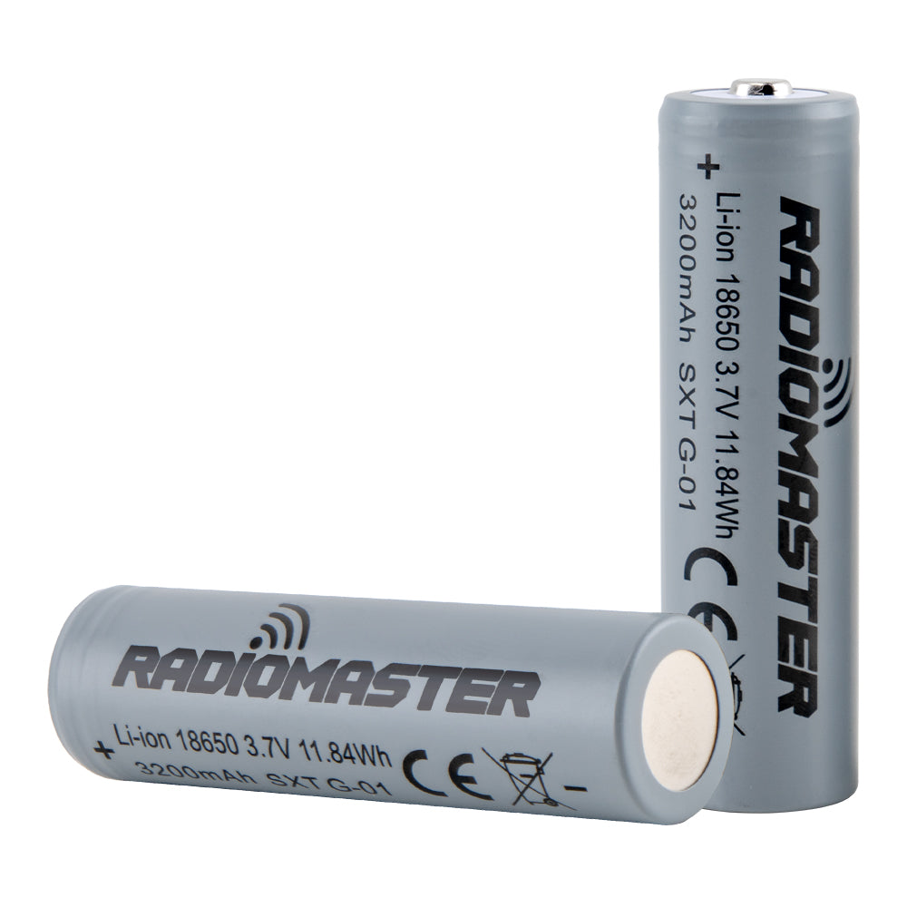 ロッド No.5037 MOBILE MASTER 604ML 18650 3200mAh 3.7V Battery (2pcs) for TX16S / Boxer / TX12/ Pocket