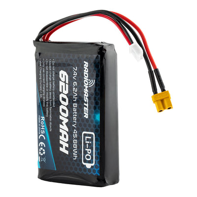 2S 7.4V 6200mAh Lipo Battery