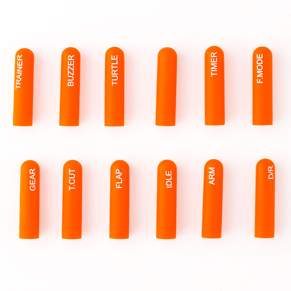 12pcs Labeled Silicon Switch Cover Set (Short/ Long) – RadioMaster RC
