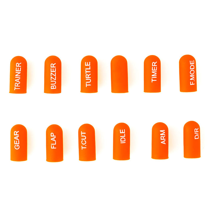 12pcs Labeled Silicon Switch Cover Set (Short/ Long) – RadioMaster RC