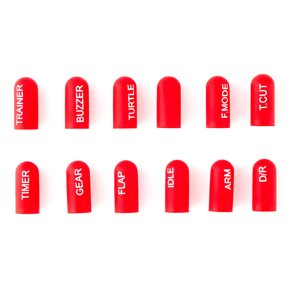 シュナウザー スイッチカバー 12pcs Labeled Silicon Switch Cover Set (Short/ Long) – RadioMaster RC